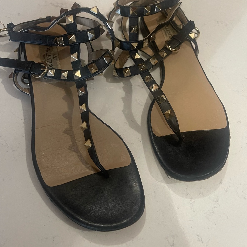 Valentino Rockstud Cage Thong